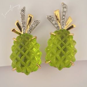Alexis Bittar Lucite Pineapple Clio Earrings
